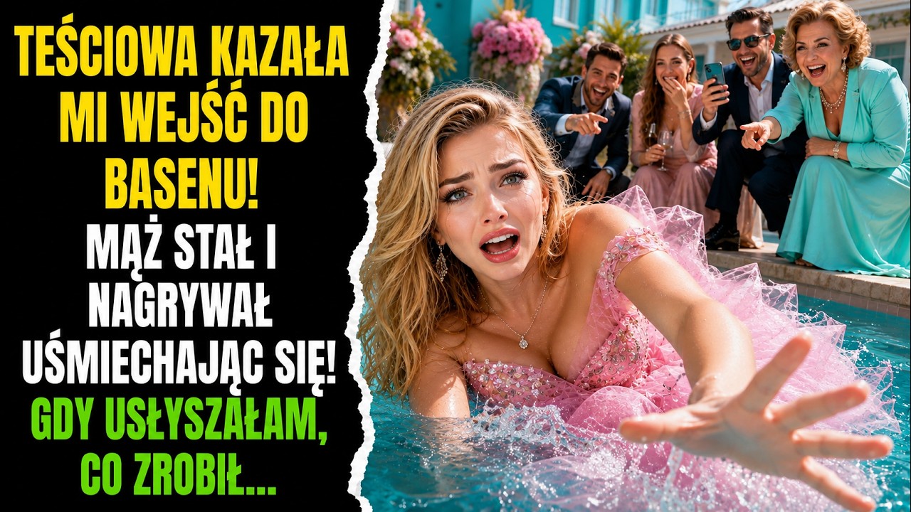 „Celina, wejdź i wyjmij mi bransoletkę” – usłyszałam przy basenie, w granatowej sukni, którą wybrałam na dwunastą rocznicę ślubu. Kilka minut wcześniej ktoś rzucił: „jeszcze nie przegrałam”. Nie...