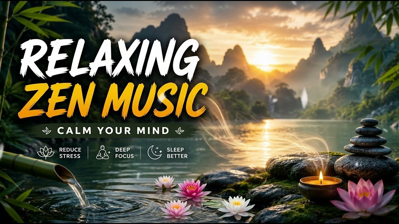 Relaxing Zen Music | Calm Your Mind 🍂 Japanese Meditation Music