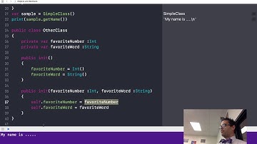 Swift 4 Playgrounds - Classes