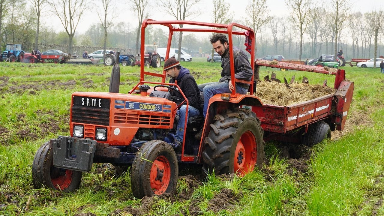 Same Condor 55 | Modderen | Mest strooien | Mestdag 2023 HOKO Agri Putten | Vastzitten | Mud