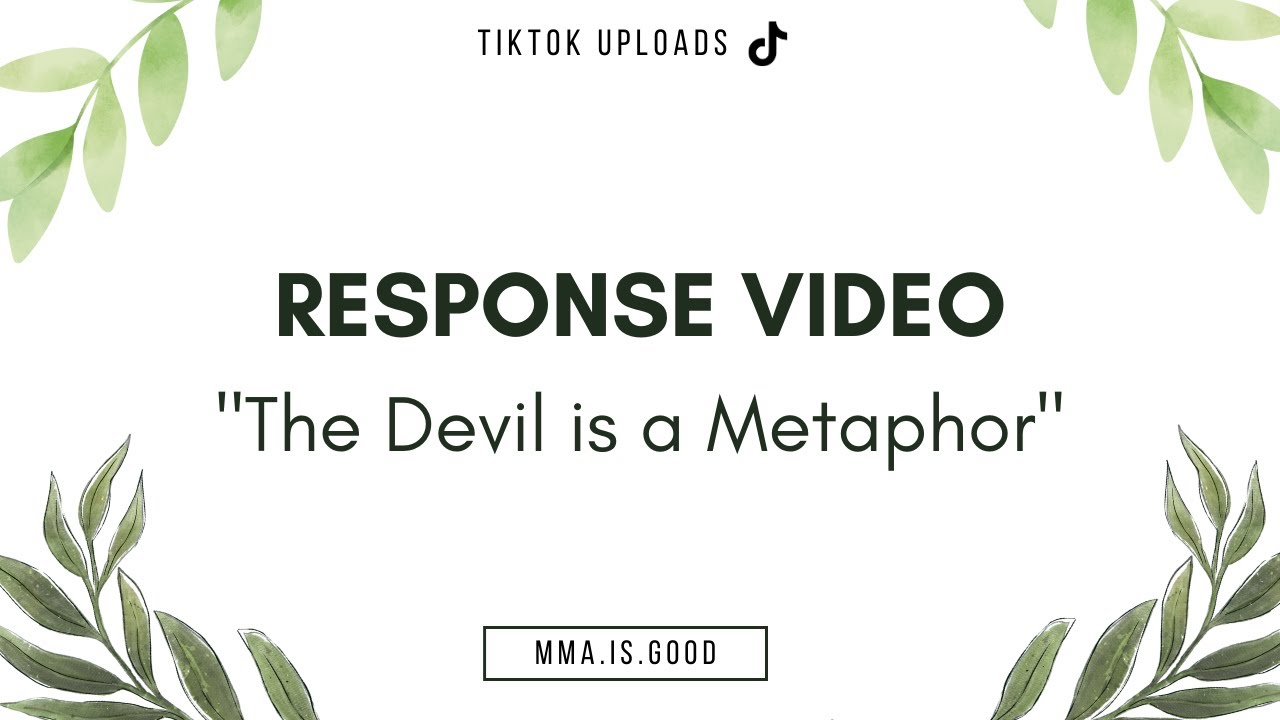 “The Devil is a Metaphor” - YouTube