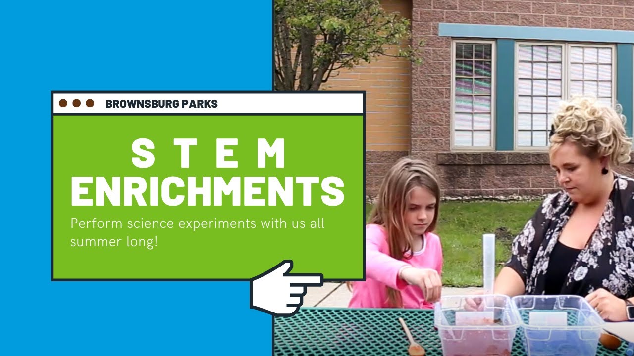 Brownsburg Parks STEM Enrichment Science Experiment YouTube