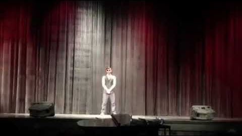 Guy draws a perfect circle