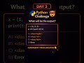Python Interview Challenge Day 3 🔥 | What Will Be The Output?