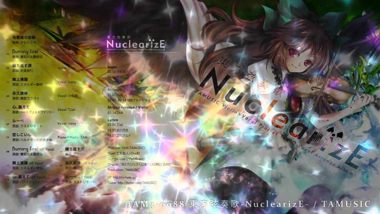 TAM3-0088 東方弦奏歌-NuclearizE- / TOHO Violin×Vocal CD Album demo