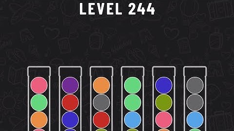 Ball Sort Puzzle Level 244 #ballsortpuzzle #ballsortpuzzlegameplay #puzzlegame #mobilegames