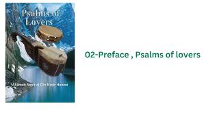 02 Preface  Psalms Of Lovers