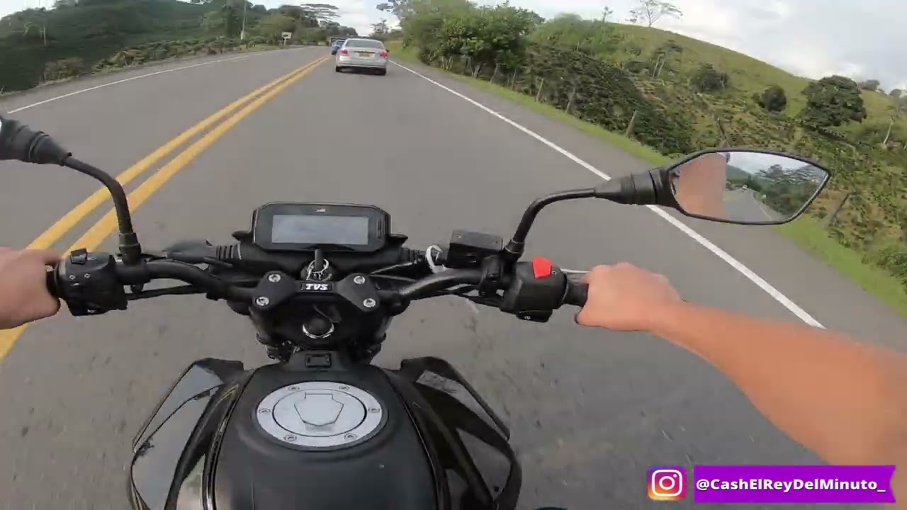 TVS Raider 125 1150 Km / Test Drive Viajando Pereira Manizales