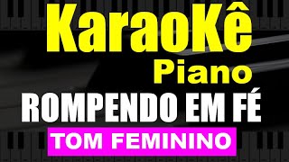 karaoke rompendo em fe