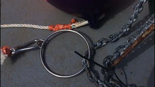 How To Set Up & Use A Lazy Line With An Alderney Ring To Haul Anchor While Fishing Alone At Sea