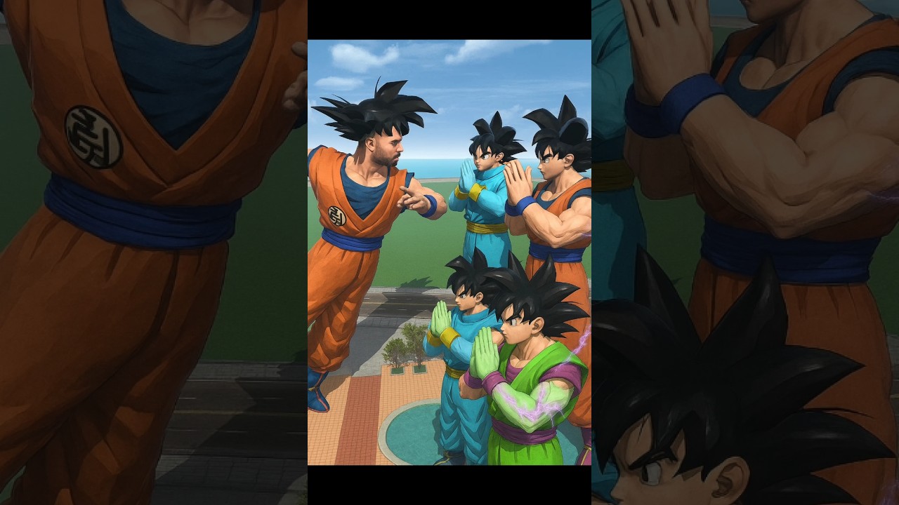 Franklin vs Colorful GOKU⚡Dragon Ball Fight in Indian Bikes Driving 3D #shorts #gta #magic #goku #k