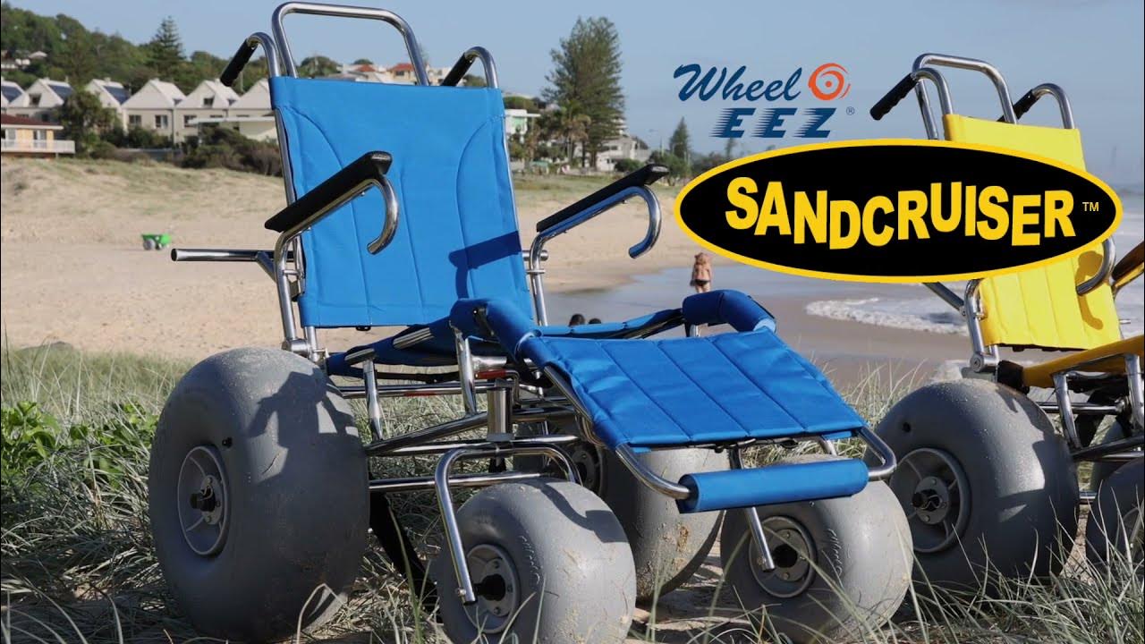 Wheeleez™ Sandcruiser™ AllTerrain / Beach Wheelchair YouTube