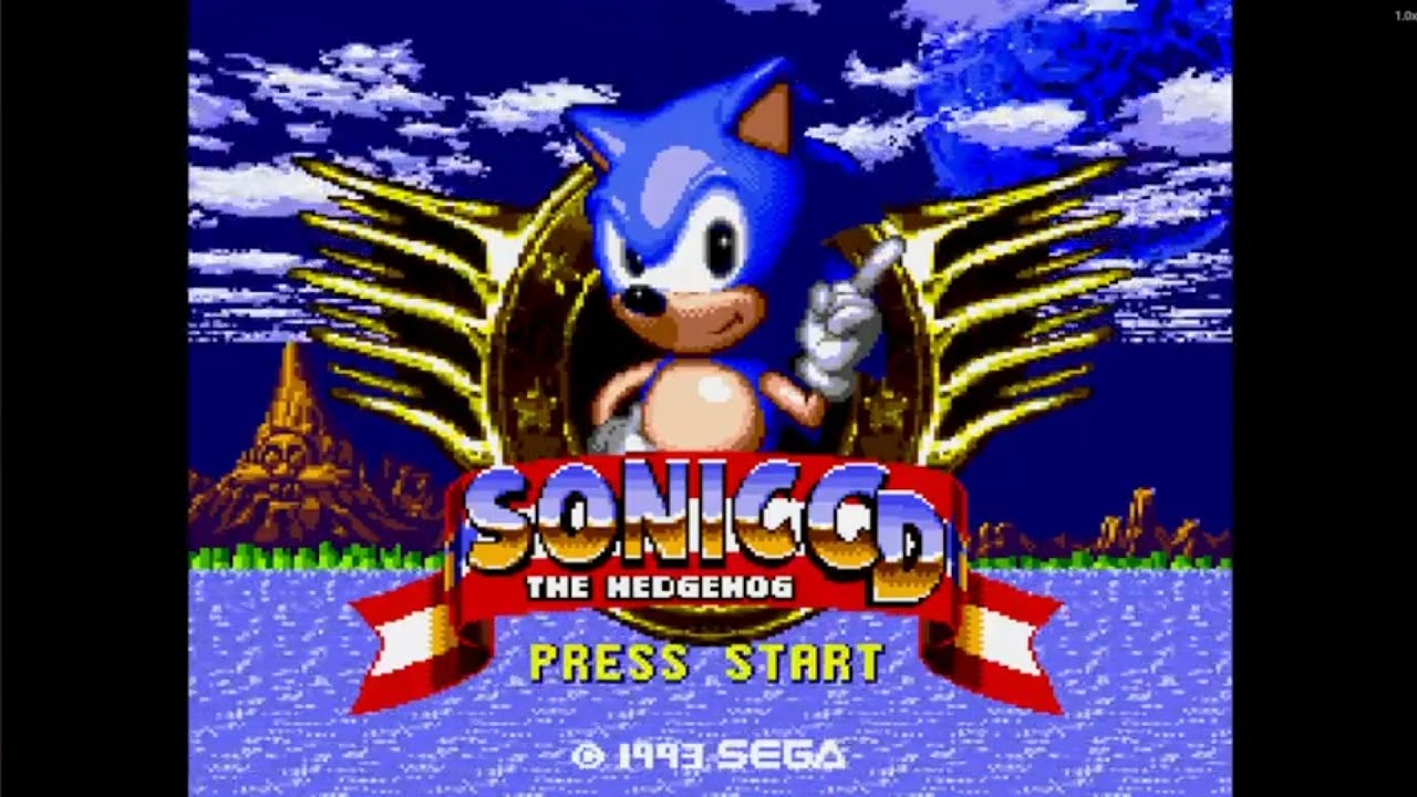 Sonic CD on Sega CD 100% playthrough. Japan version.