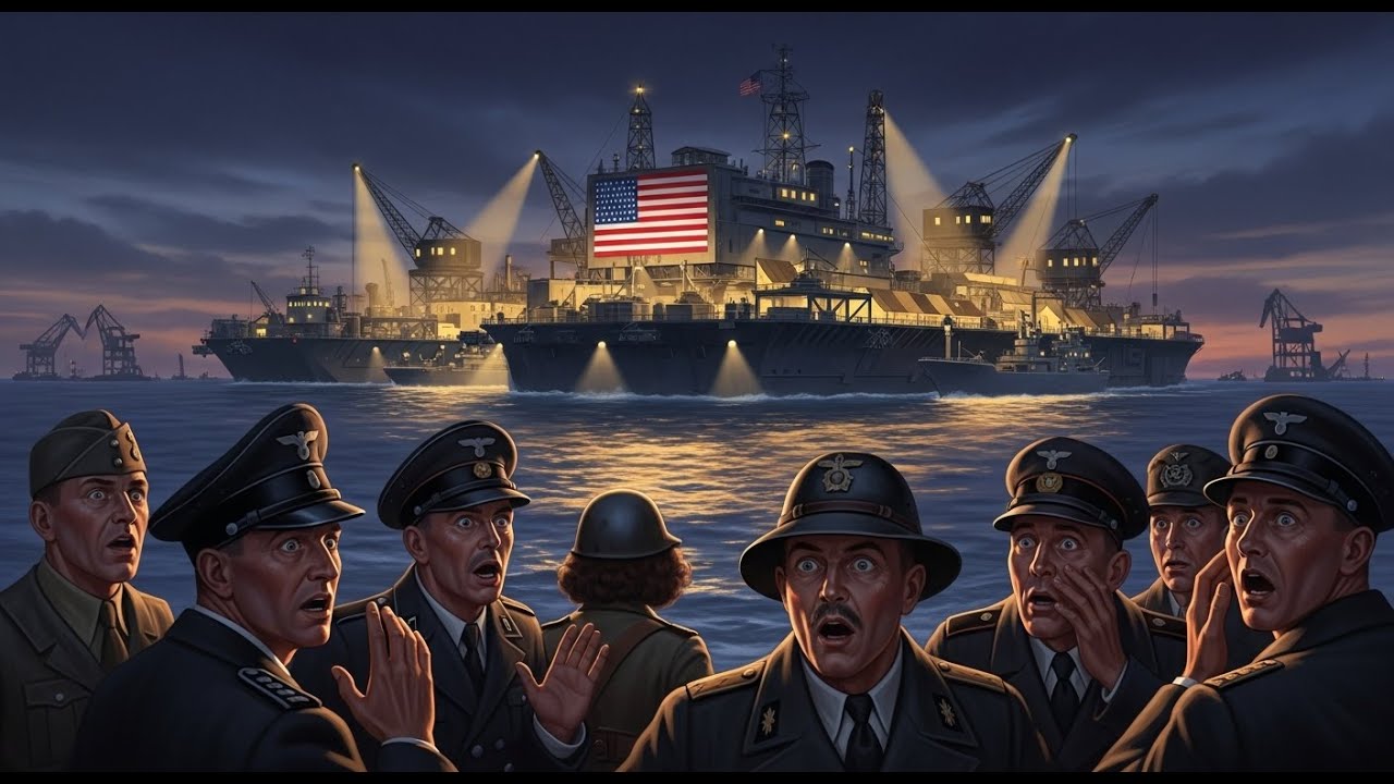 Germans Were Shocked When America Built A Floating Harbor From Scratch In One Night
