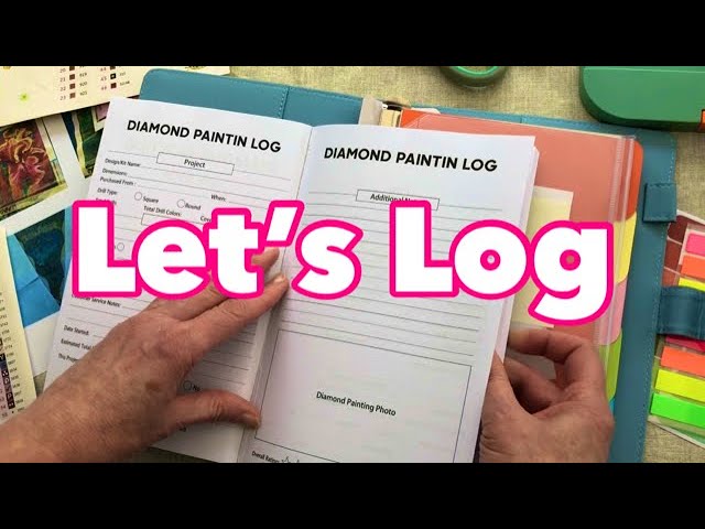 Diamond Painting Log Book, Printable PDF