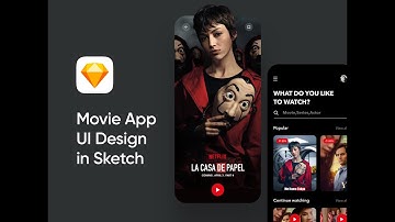 Design Movie Mobile App UI in Sketch - Speed Art Tutorial
