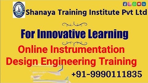 Instrumentation Design Training course, Smart Plant Instrumentation #INtools whatsapp +91-9990111835