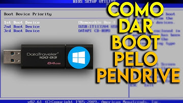 COMO CONFIGURAR a BIOS para DAR BOOT pelo PENDRIVE