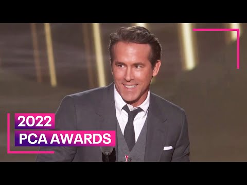 Ryan Reynolds' Funny & Heartfelt PCA Award Win Speech | E! News