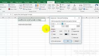 Bold Part Of Text String In A Cell In Excel