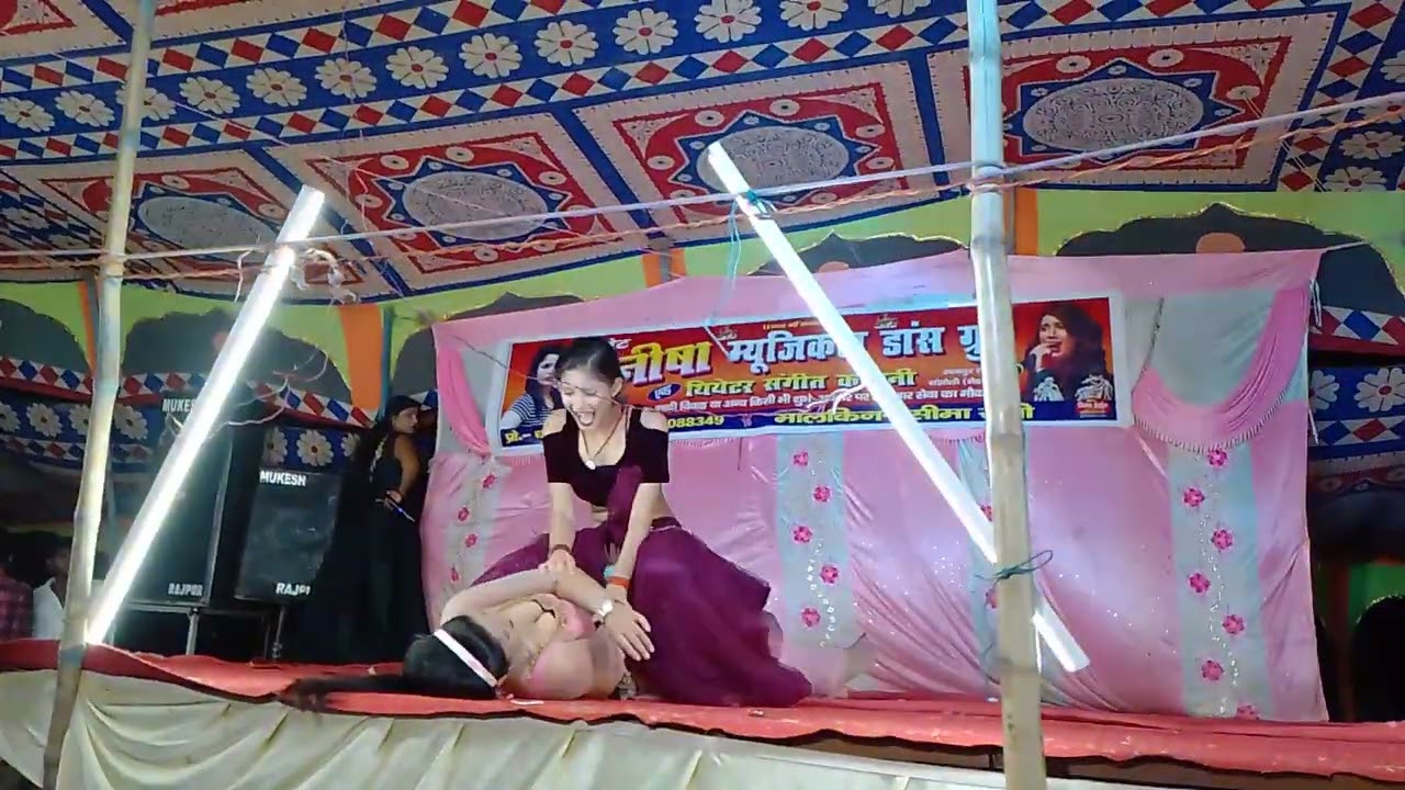 Dharam Singh nach program sanjhauli guruping dansh bagada chokitod bhagda Manisha and kumkum