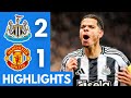 ملخص مباراة نيوكاسل يونايتد ومانشستر يونايتد الدوري الإنجليزي الممتاز