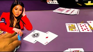 Playing One of Poker's Legends Maria Ho and SHE HAS ACES! | Poker Vlog #423