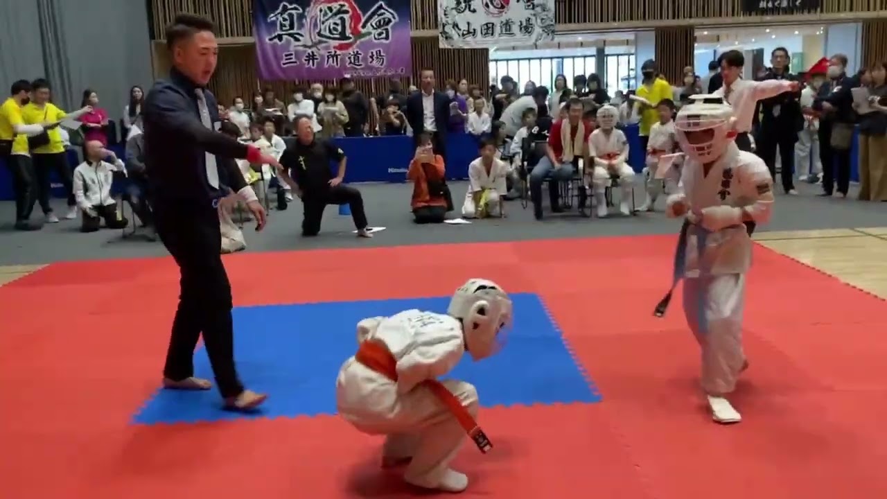 ゆうと　睦希　試合#ゆうと#むつき#カラテ