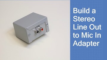 Build a Line Level to Microphone Adapter - Record from your Phone to Computer or Camera