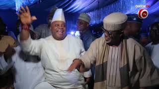 Senator Ademola Adeleke Dances at Fatima Aliko Dangote's Wedding in Kano