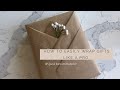 HOW TO EASILY WRAP A GIFT LIKE A PRO (in just 2 minutes!)