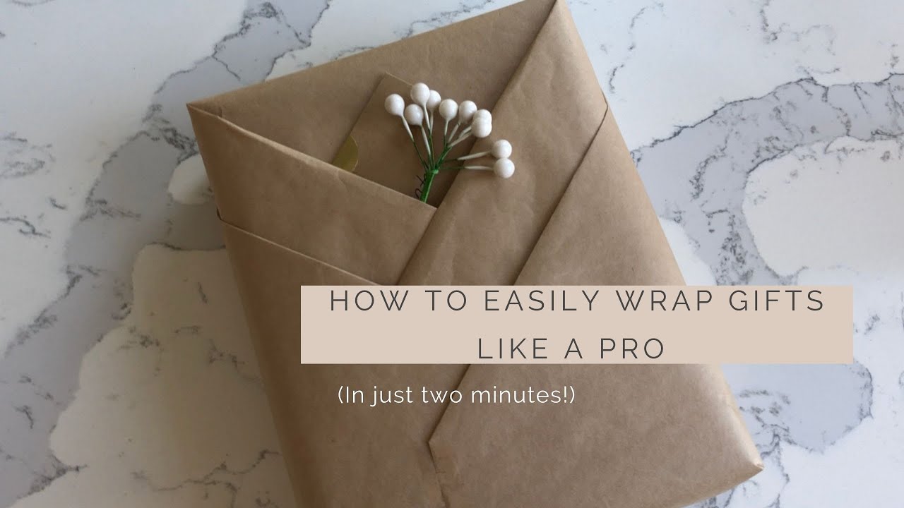 How to Wrap a Gift When the Paper is too Short – Mama Mila Home AU
