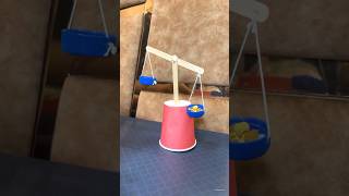 Weighing Scale Craft! ⚖️ Art and Craft #shorts #youtubeshorts #art #craft