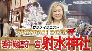 [Ecchu's main shrine, Ichinomiya] "Nijo-no-kami" - the god who connects all kinds of connections ...