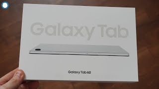 Samsung Galaxy Tab A8 Unboxing & First Impressions - Silver