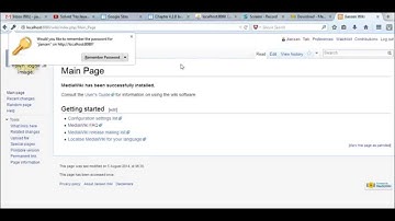 Install Media Wiki  in Windows 7