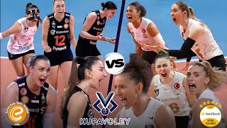 Eczacibaşi Dynavit Vs VakıfBank Volleyball Highlights Women's Yarı Final Kupa Voley 2024