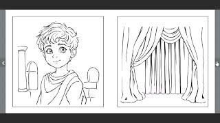 Mini Actor Coloring Book