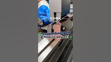 Stepped Bending Die.VORA TOOLING-MAKE BENDING EASIER. #pressbraketooling #bendingtool #cnc