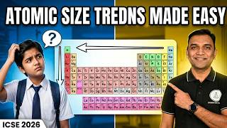 Atomic Size Trends ICSE 2026 🔥 100% AAYEGA | Periodic Table One Shot
