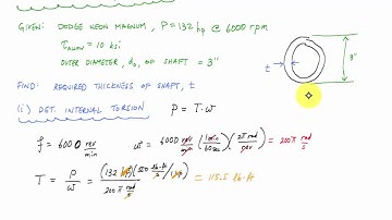 Power and Torsion Introduction (2/2) - Mechanics of Materials