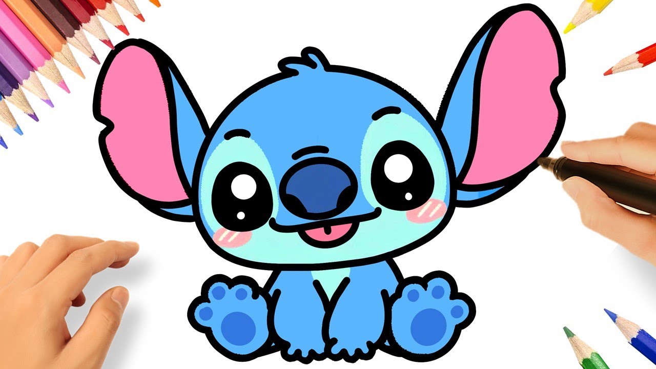 COMMENT DESSINER STITCH FACILE 💗