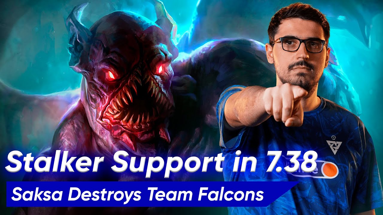 Saksa’s Night Stalker Support OBLITERATES Falcons! 🌙💀 | Dota 2 Gameplay
