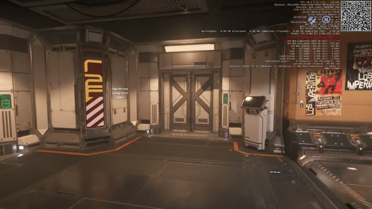 Star Citizen   Missing docking collar to docked ship part 2