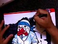 drawing a gangsta Clown (speed drawing) by WIZARD