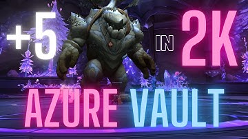 +5 The Azure Vault | Protection Paladin | M+ Dragonflight Season 1 | FORTIFIED SPITEFUL in 2K