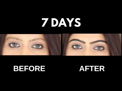 HOW TO GROW THICKER EYEBROWS NATURALLY & FAST | Rinkal Soni