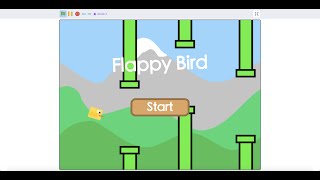 How to add a Start Screen Flappy Bird Game In Scratch | Scratch Tutorial! screenshot 3
