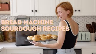 Sourdough Bread Machine Recipes | focaccia, sandwich loaf, bagels...