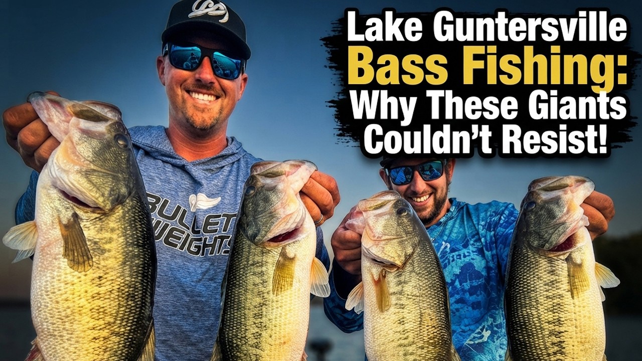 Fishing for BIG BASS On Lake Guntersville! (LOADED)